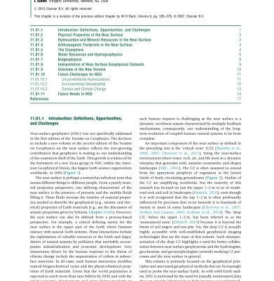 خرید و دانلود نسخه کامل کتاب Treatise on Geophysics: Resources in the Near-Surface Earth