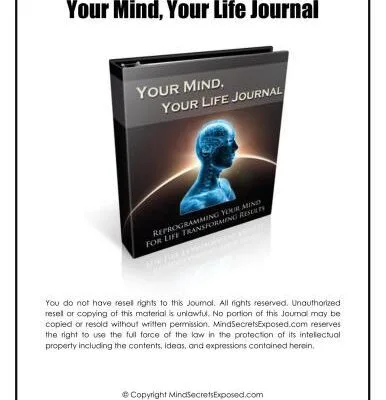خرید و دانلود نسخه کامل کتاب Your Mind, Your Life Journal