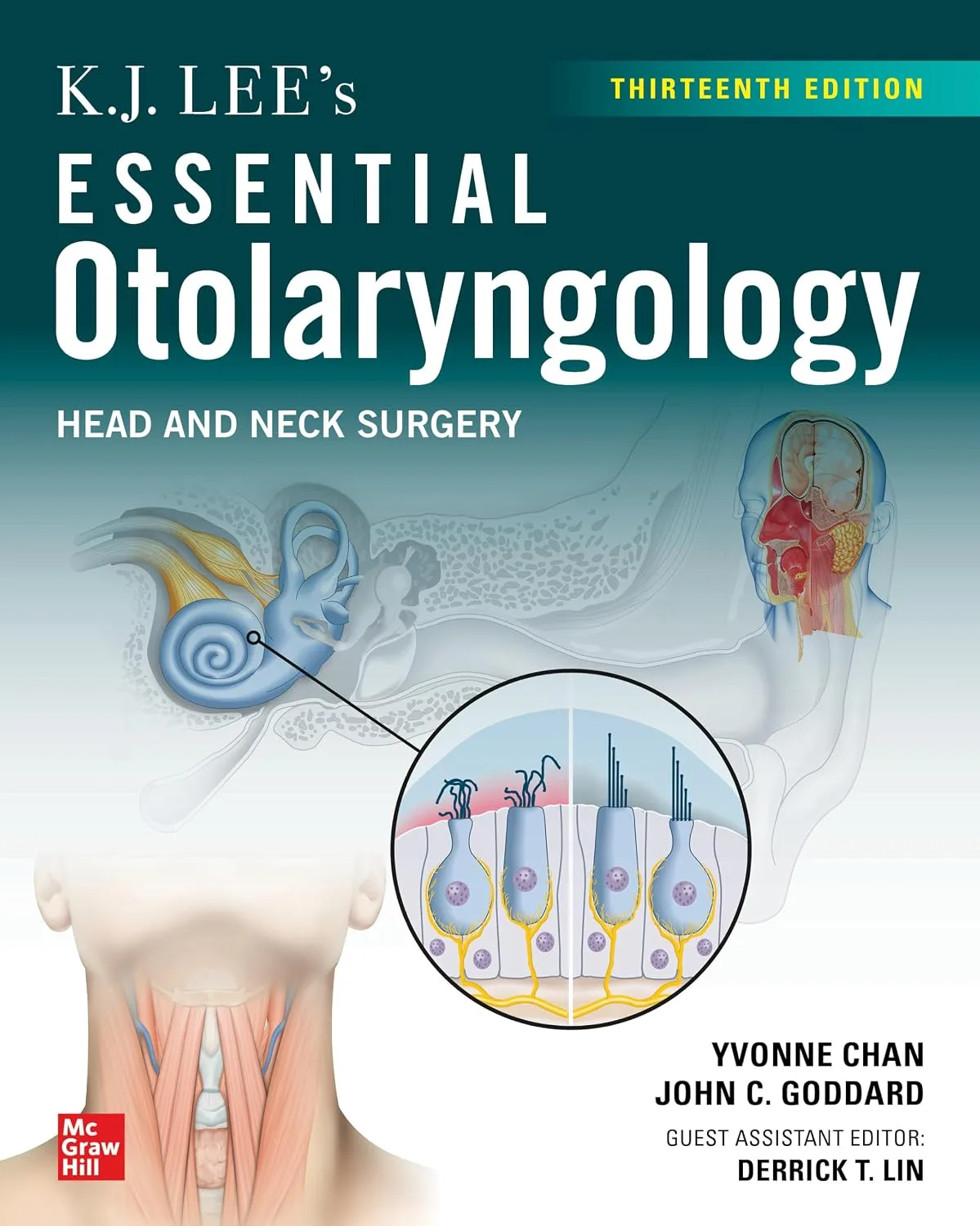 81FDinQ-OuL._SL1500_ خرید و دانلود نسخه کامل کتاب K.J. Lee's Essential Otolaryngology: Head and Neck Surgery, Thirteenth Edition - Pdf