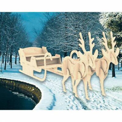 خرید و دانلود طرح معرق گوزن و سورتمه