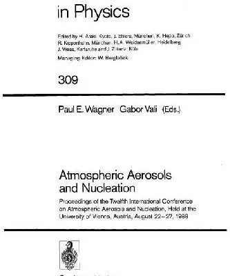 خرید و دانلود نسخه کامل کتاب Atmospheric Aerosols and Nucleation