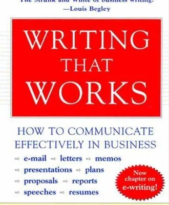 خرید و دانلود نسخه کامل کتاب زبان اصلی Writing That Works, 3rd Edition: How to Communicate Effectively in Business 3rd revised Edition | دانلود کتاب خارجی