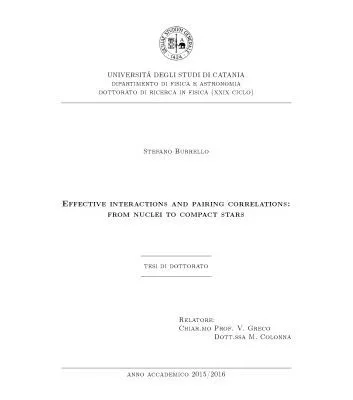 خرید و دانلود نسخه کامل کتاب Effective interactions and pairing correlations: from nuclei to compact stars