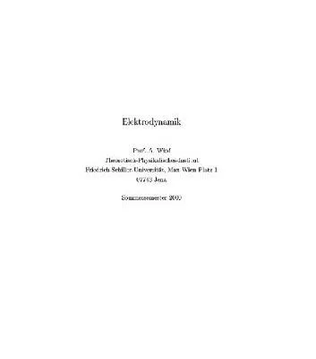 خرید و دانلود نسخه کامل کتاب Elektrodynamik