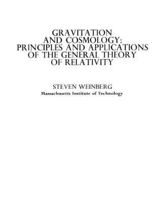 خرید و دانلود نسخه کامل کتاب Gravitation and cosmology: principles and applications of GR