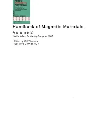 خرید و دانلود نسخه کامل کتاب Handbook of Magnetic Materials, Volume Volume 2 (Handbook on Ferromagnetic Materials)