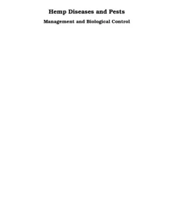 خرید و دانلود نسخه کامل کتاب Hemp Diseases and Pests