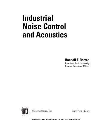 خرید و دانلود نسخه کامل کتاب Industrial Noise Control and Acoustics