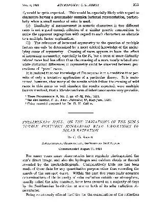 خرید و دانلود نسخه کامل کتاب Preliminary Note On the Variations of the Suns Visible Features Associated with Variations of Solar Radiation